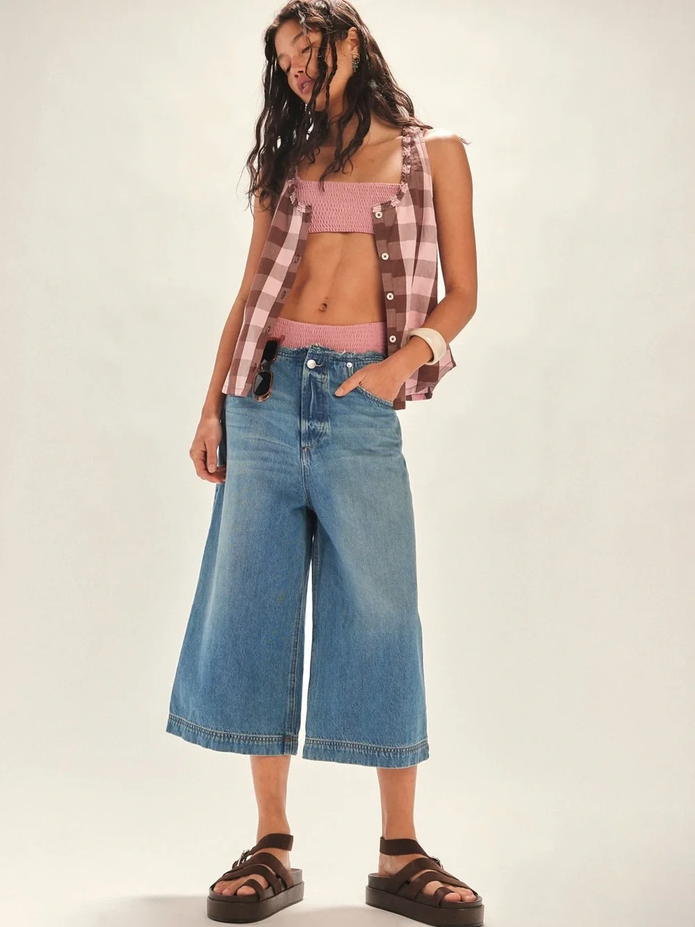 Free People Summer Spice Set in Brown Combo